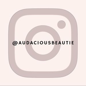 Come and visit me on IG @audaciousbeautie